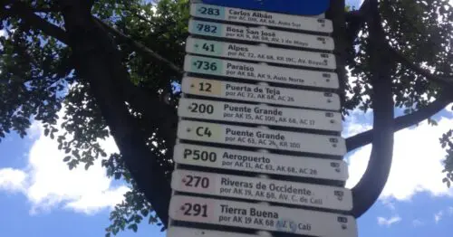 PARADERO SITP COLISEO EL SALITRE  119A05